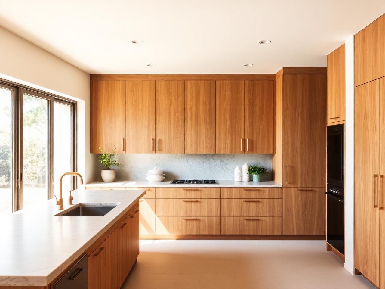 Renovated coastal kitchen in Sydney